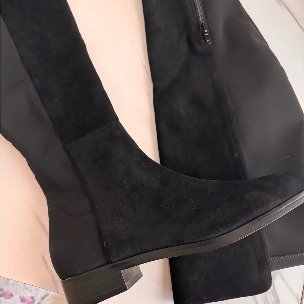 J.Crew Factory Black Knee High Boots